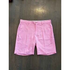 Peter Millar Men's Pink Tailored Fit Golf Shorts Size 34